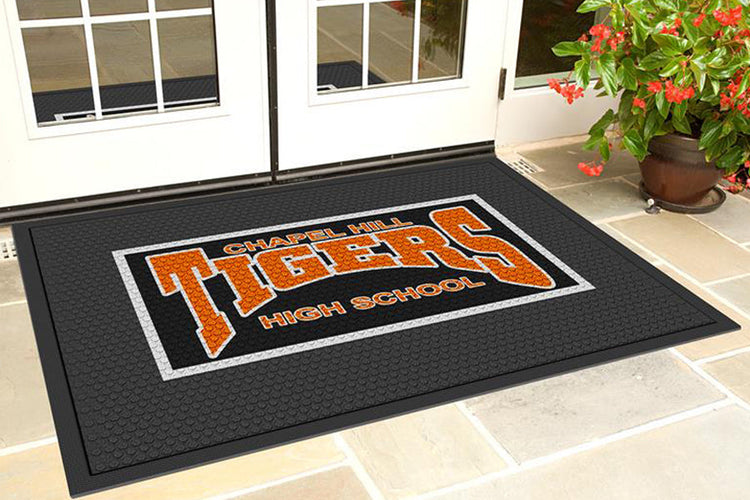 custom logo entry mats
