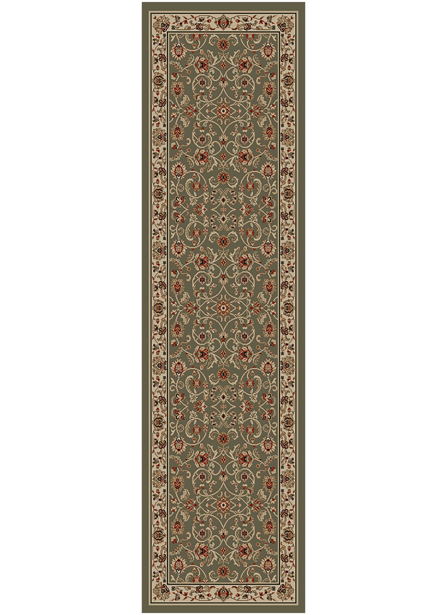 Classic Sage Keshan Area Rug HT7915