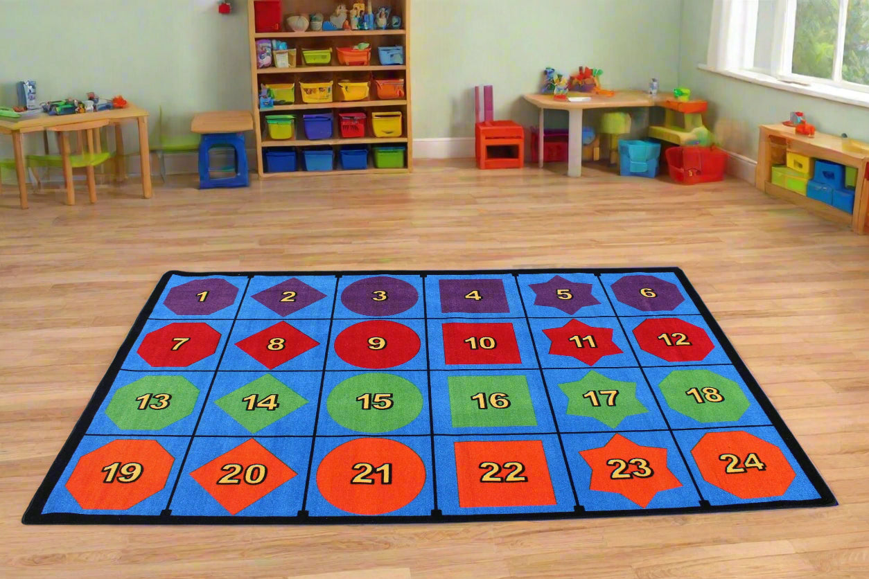 Shapes Spaces Seating Area Rug 7'6 x 12'