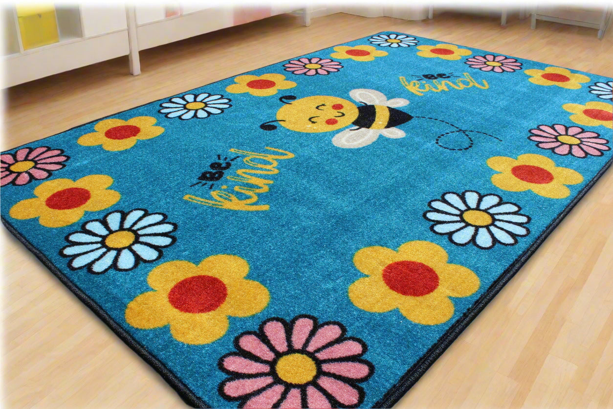 Bee Kind Classroom Area Rug 3'10" x 6'