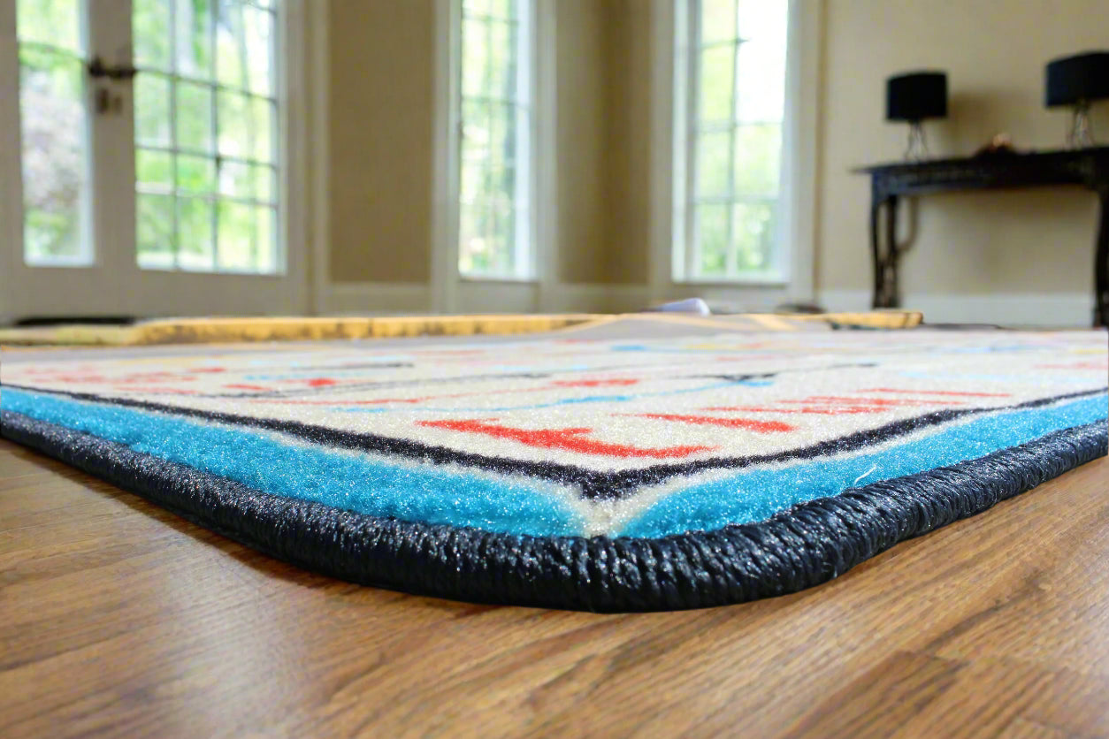 Bilingual Counting Classroom Area Rug 5' x 8'