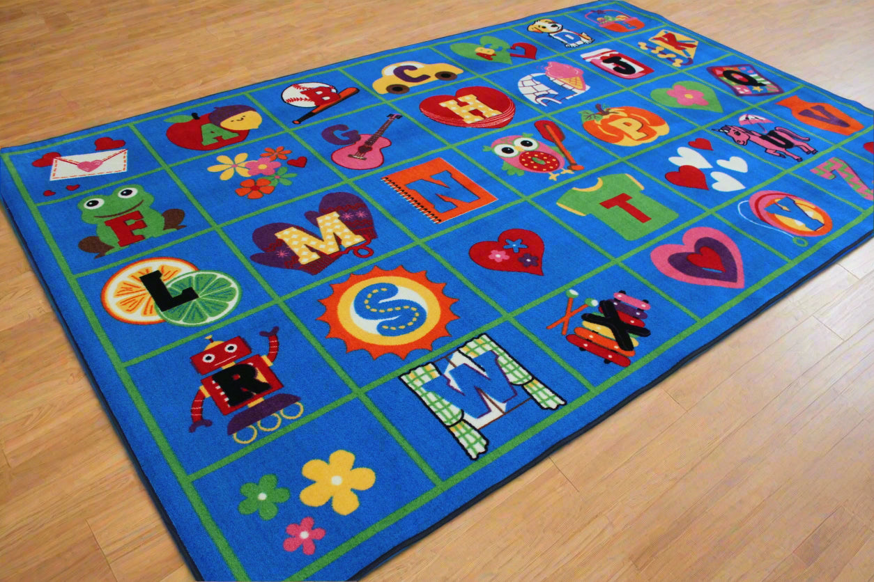 Love Letter's Primary Educational Classroom Area Rug 7'6" x 12' H2678