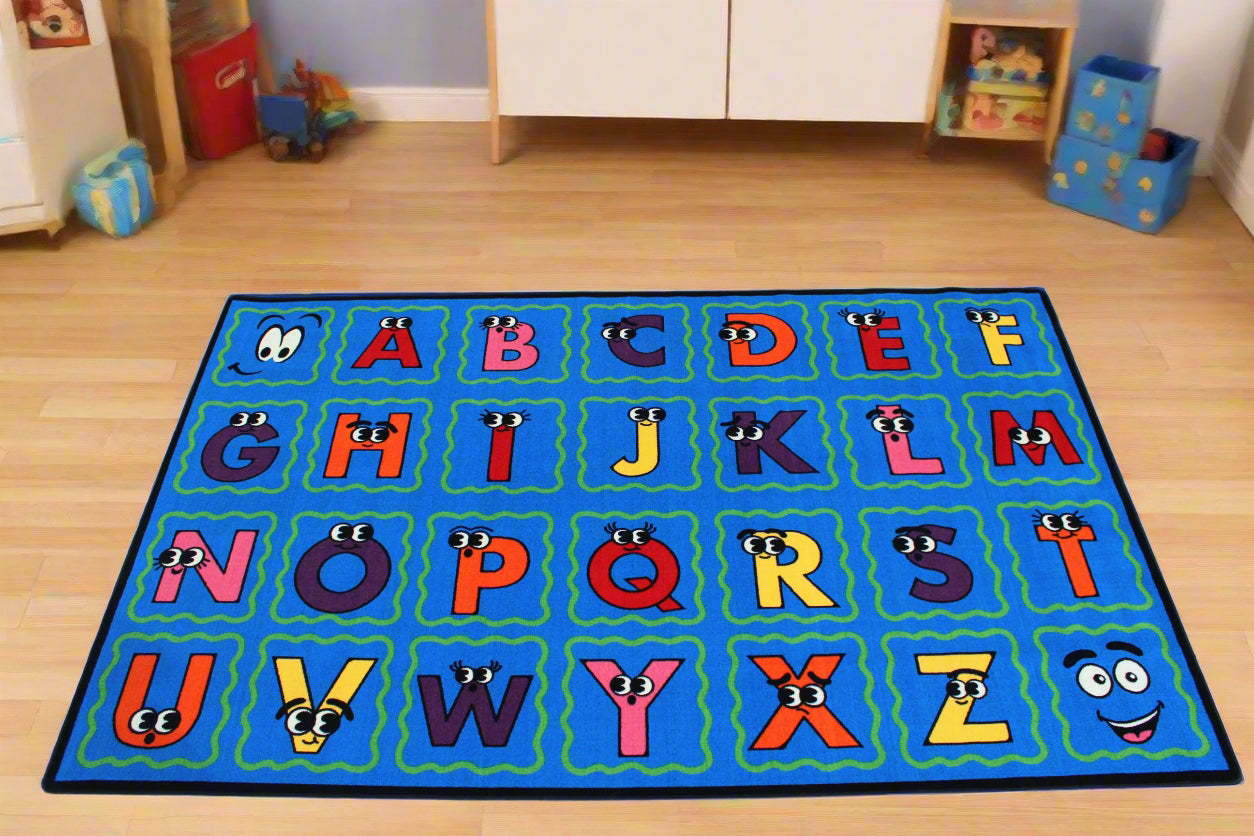 ABC, What Do You See Educational Classroom Area Rug 12' x 7'6" H2679