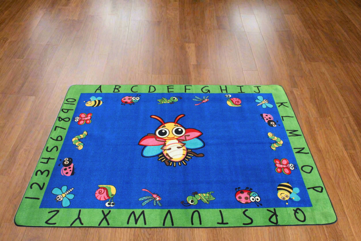 Wings & Things - Insect Classroom Area Rug 7'6"x10