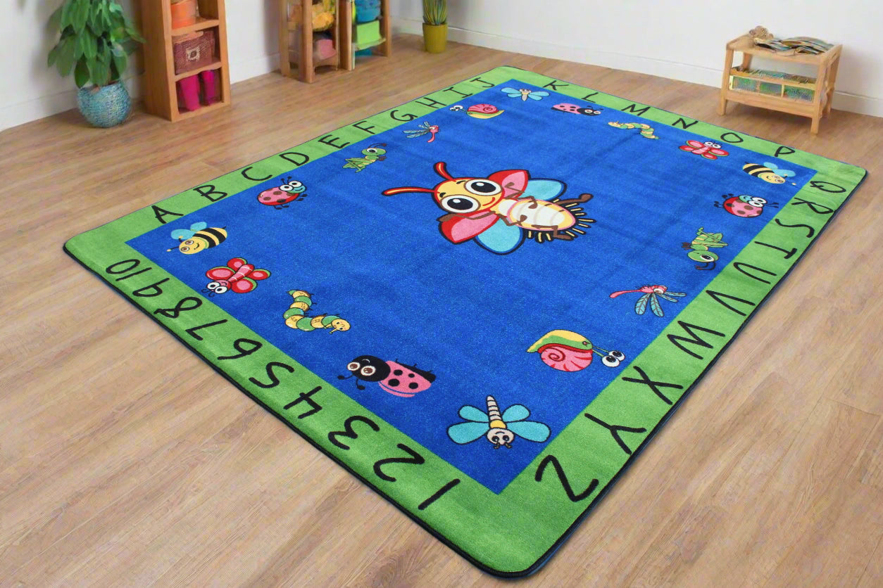 Wings & Things - Insect Classroom Area Rug 7'6"x10