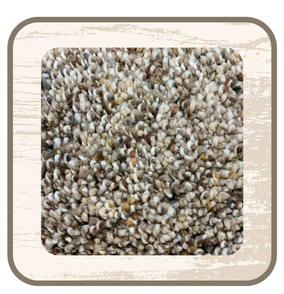 Mingled Brown Frieze Area Rug S-Dk.Frieze