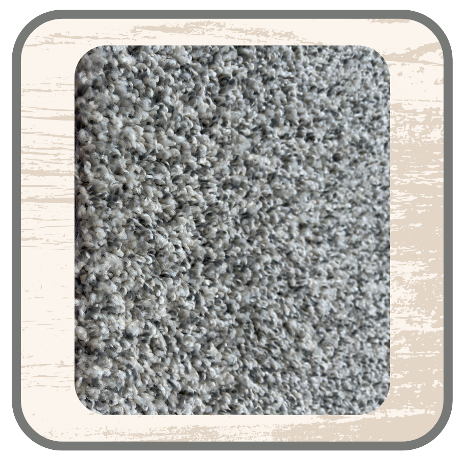 Mingled Grey Frieze Area Rug S-Grey Frieze