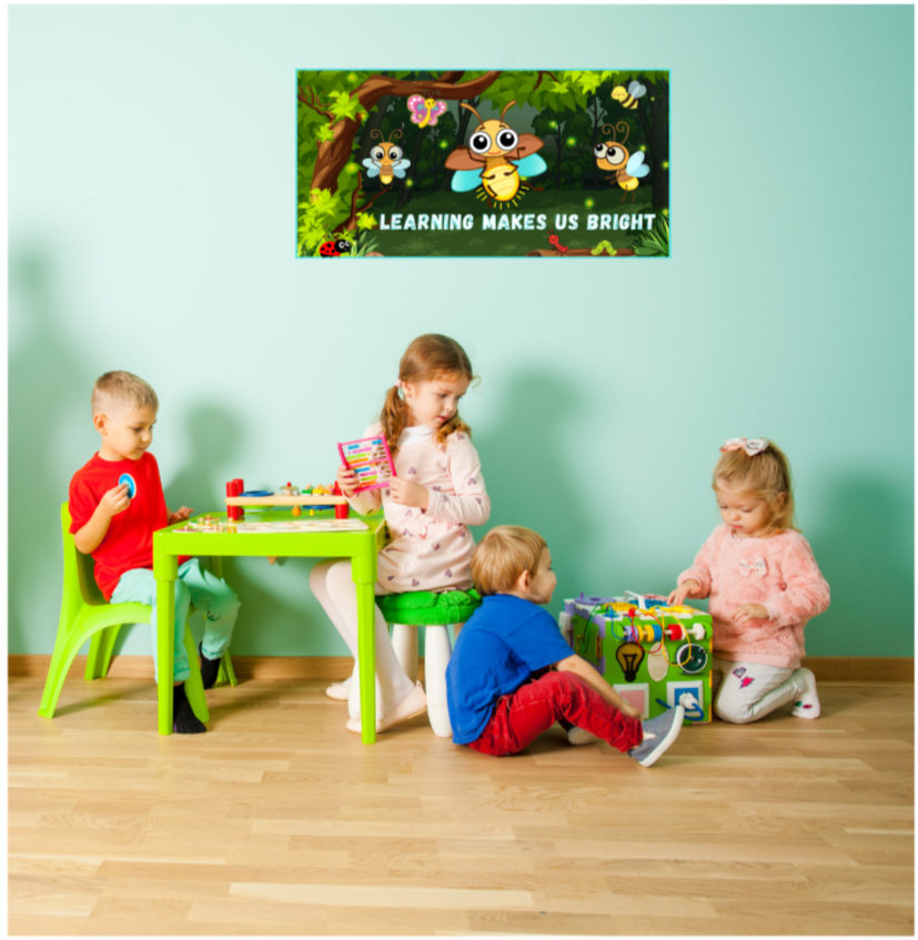 Learning Makes Us Brighter Poster