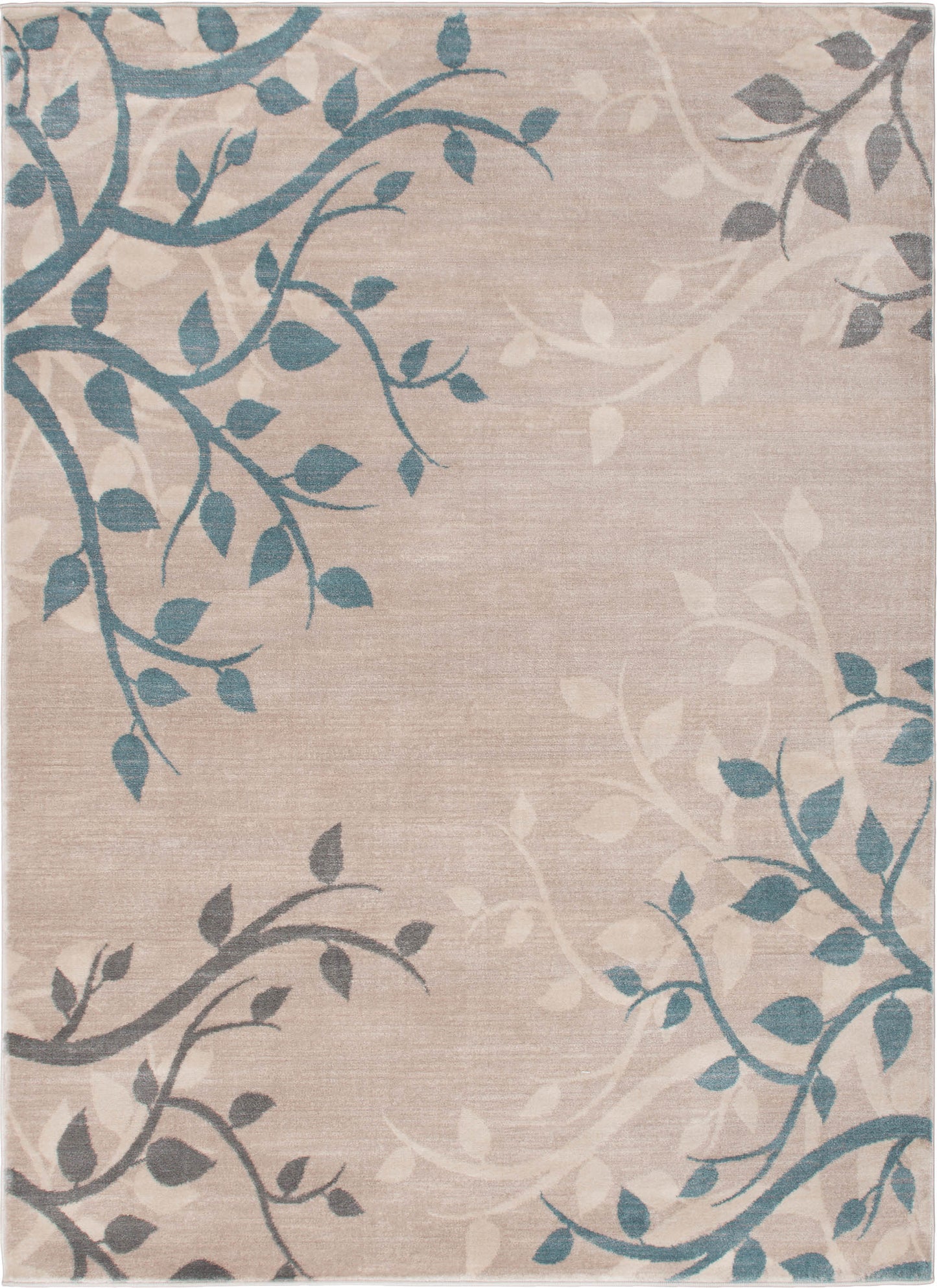 Vines Cream Area Rug full