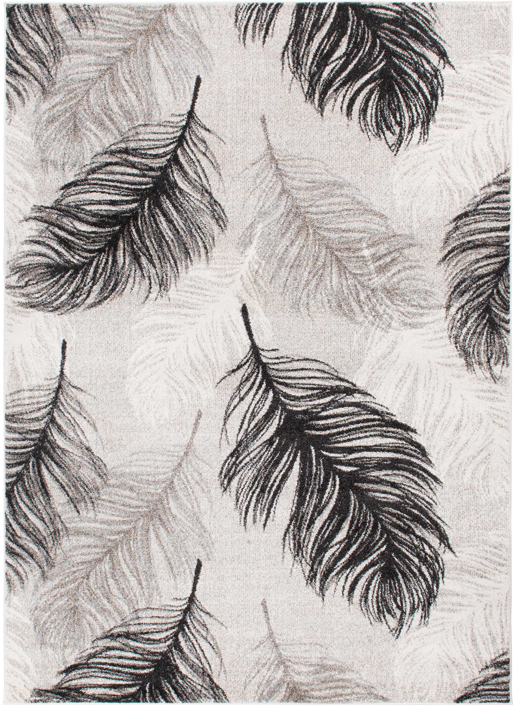 Feather Gray Area Rug full
