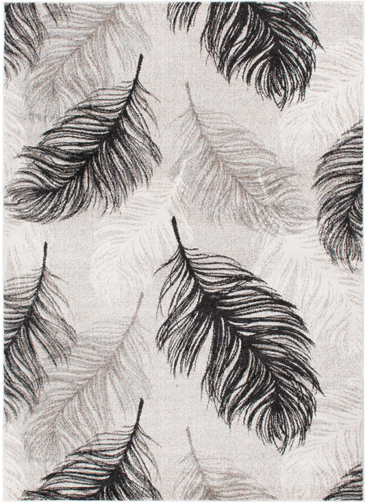 Feather Gray Area Rug full