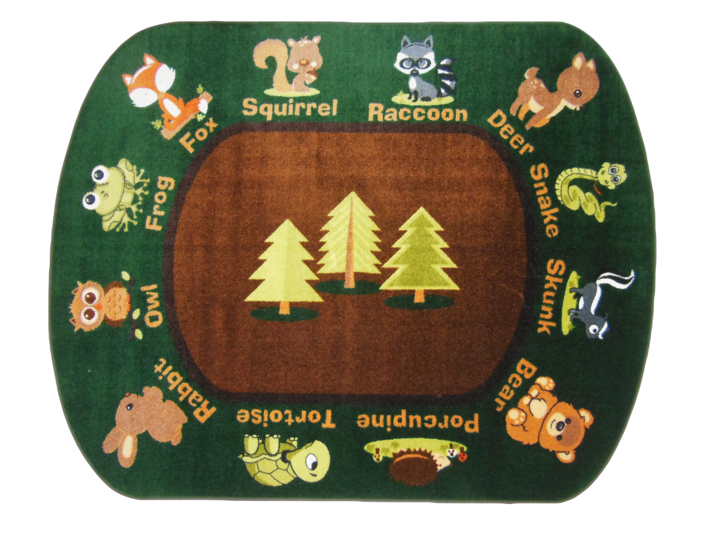 Baby Forest Classroom Seating Area Rug
