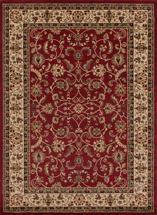 Classic Claret Keshan Area Rug HT7910