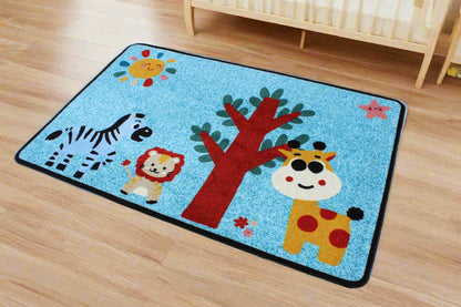 Boho Safari Classroom Area Rug 3'10 x 6'