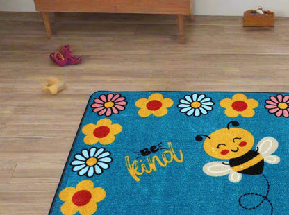 Bee Kind Classroom Area Rug 3'10" x 6'