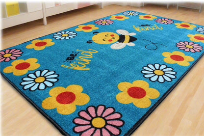 Bee Kind Classroom Area Rug 3'10" x 6'