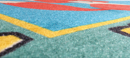 Forest Babies Boho Classroom Area Rug 6' x 9'