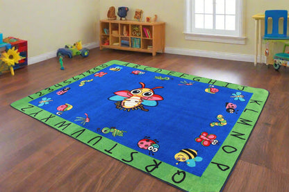Wings & Things - Insect Classroom Area Rug 7'6"x10