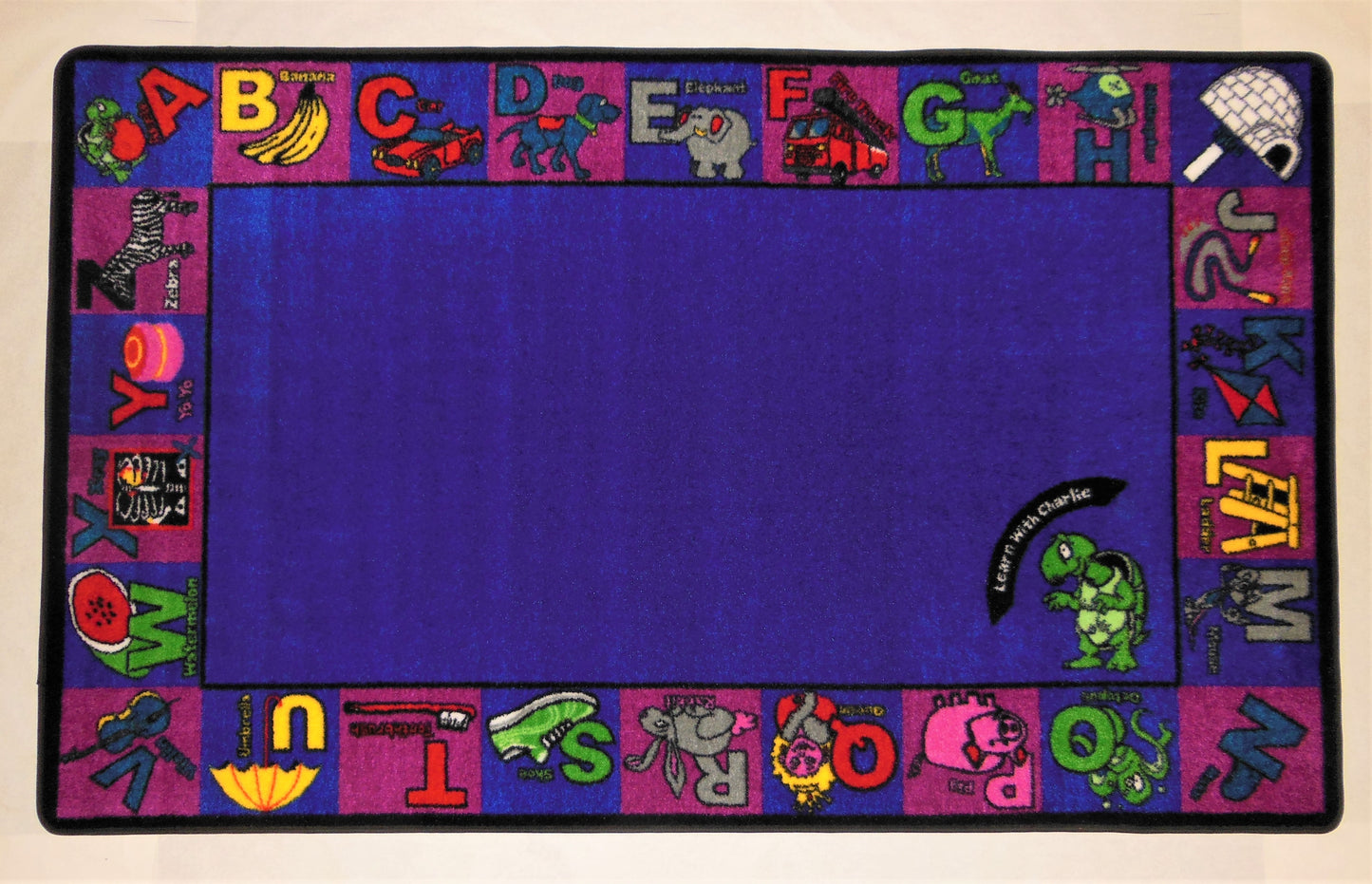 Alphabet Charlie Classroom Seating Area Rug