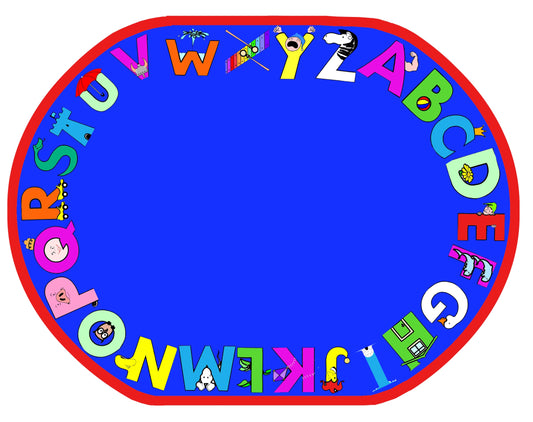 Alphabet with Attitude Classroom Seating Area Rug