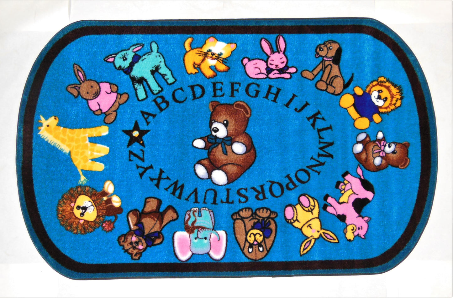 Baby Animals Classroom Seating Area Rug