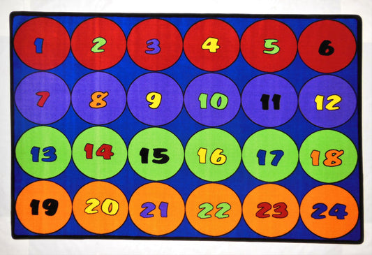 Sitting Circles Educational Classroom Area Rug