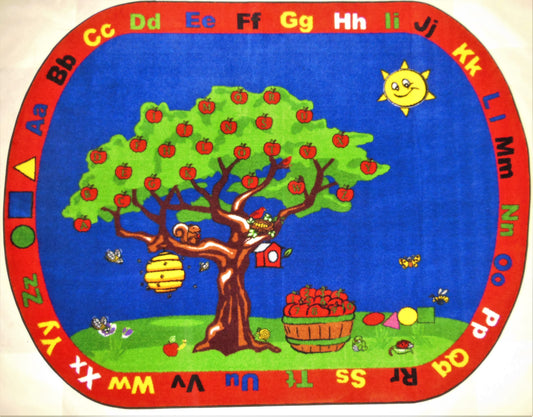 Apple Tree Classroom Seating Area Rug