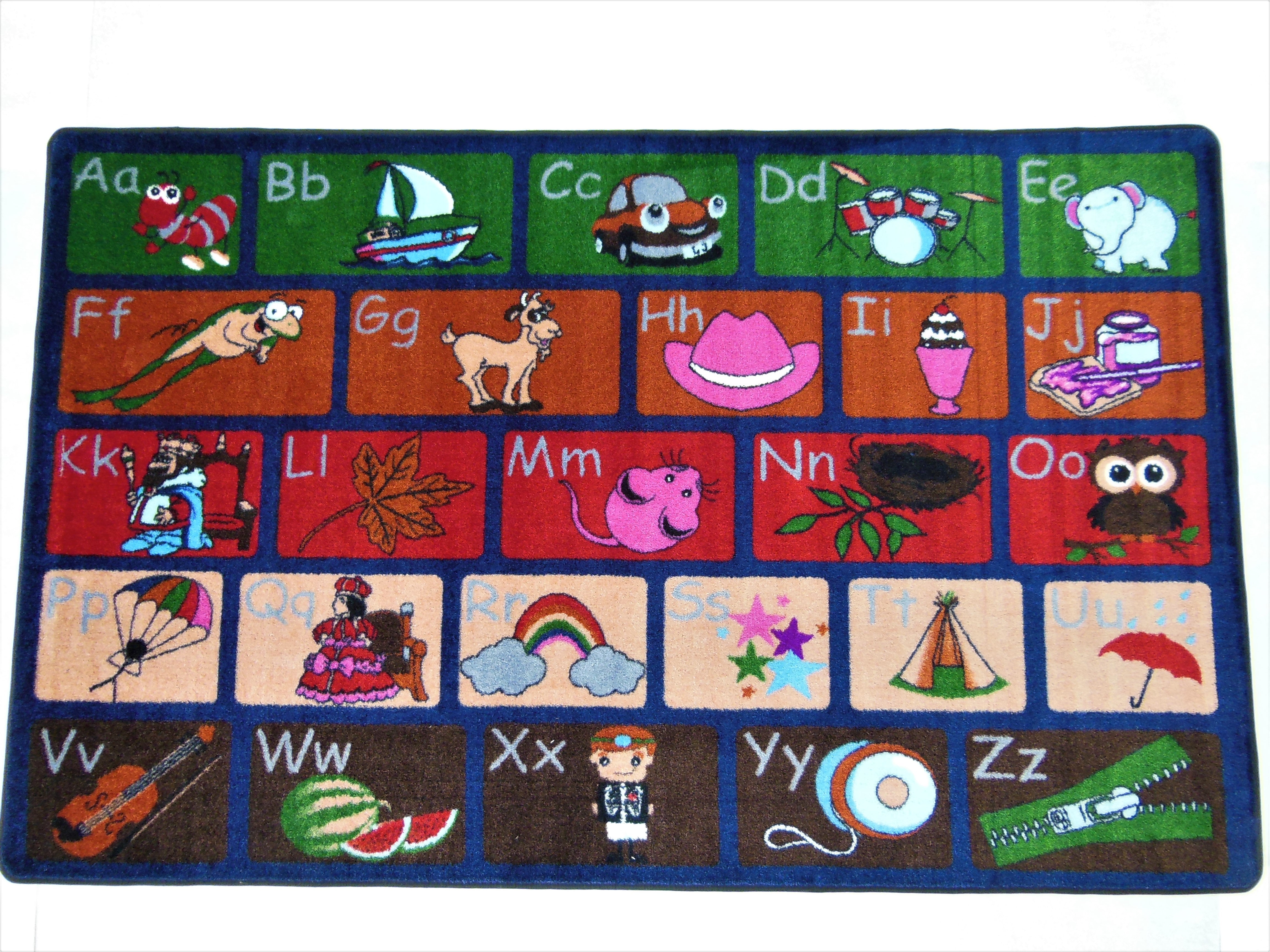 Alphabet Classroom Rugs | Fun Educational Rugs by Kids Rug World