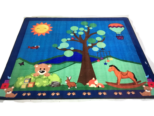 Infant Forest Educational Classroom Area Rug