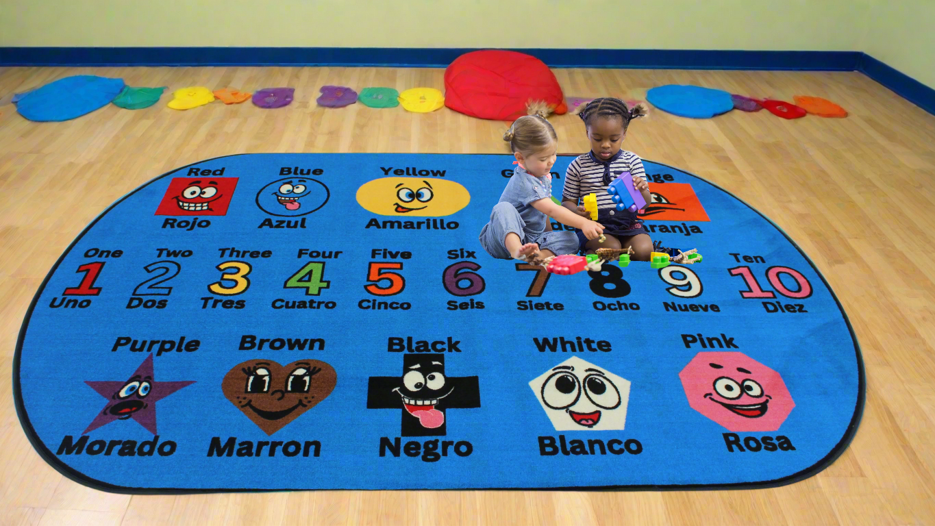 Silly Shapes With Kids Numbers Colors Rug