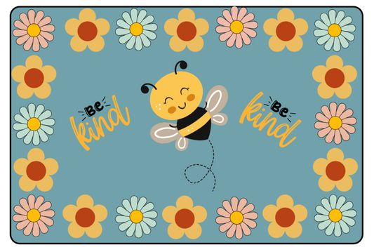Bee Kind Classroom Area Rug 3'10" x 6'