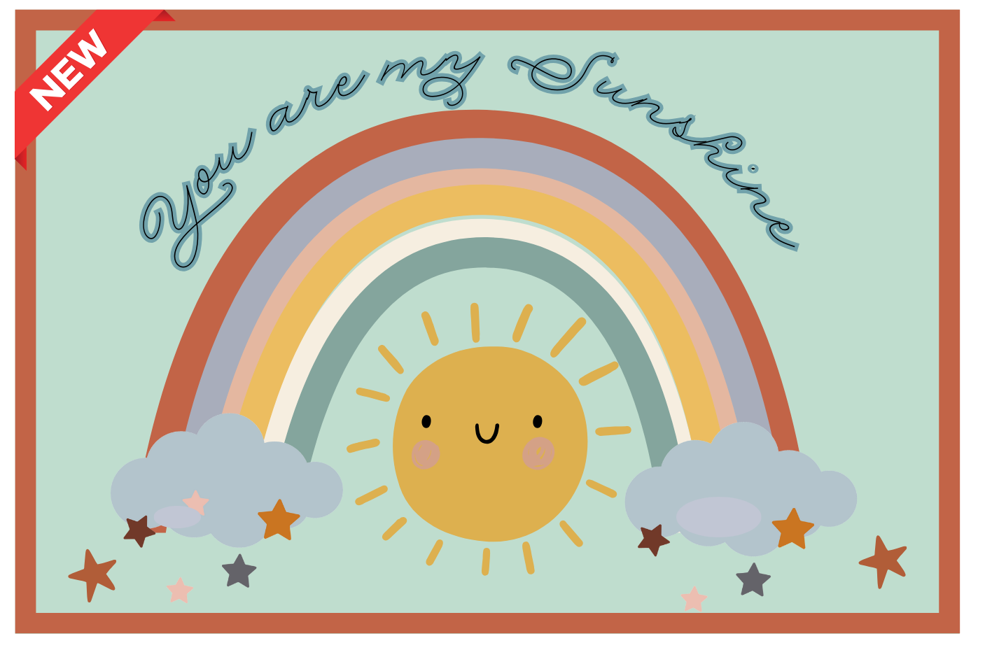 You Are My Sunshine Classroom Rug 6' x 9'