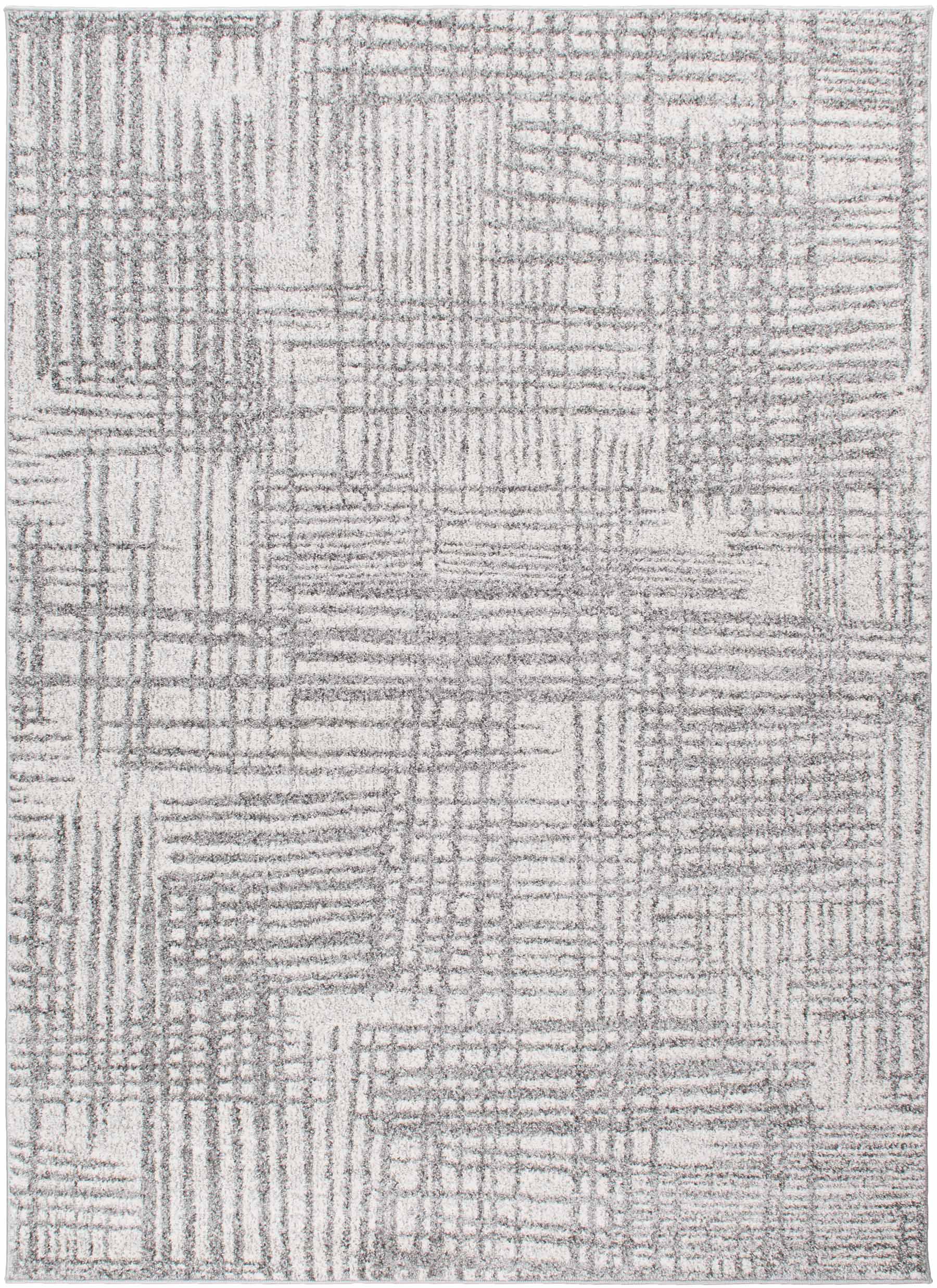 Textured Digital Pattern Rug Digital Gray Area Rug AU5076 | Kids Rug World
