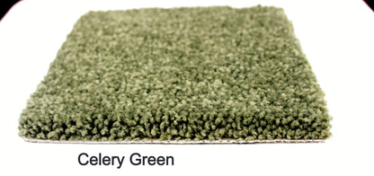 Celery Green Area Rug sample side view
