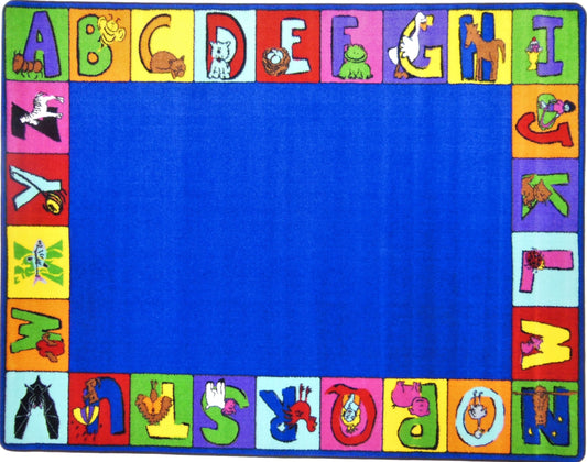 My ABC Squares Daycare/Preschool Area Rug