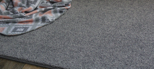 Concrete Grey Area Rug with blanket