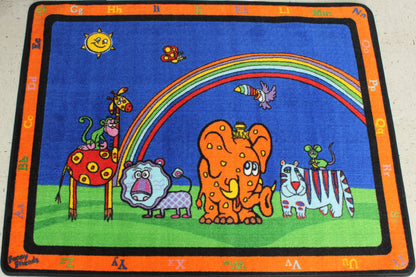 Funny Friends Classroom Seating Area Rug
