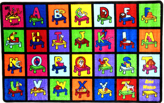 My ABC Place Classroom Seating Rug