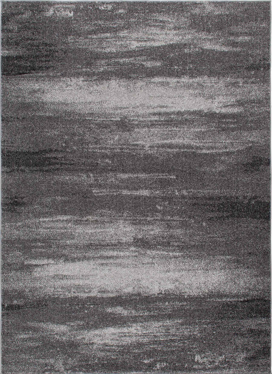 River Charcoal Gray Area Rug full