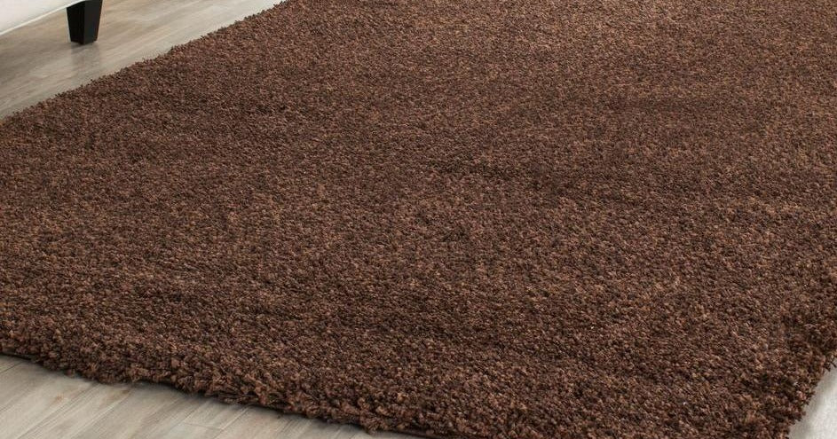 Shop Solid Color Dark Chocolate Brown Area Rug - Kids Rug World