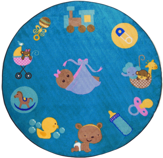 Baby Things Classroom Seating Area Rug